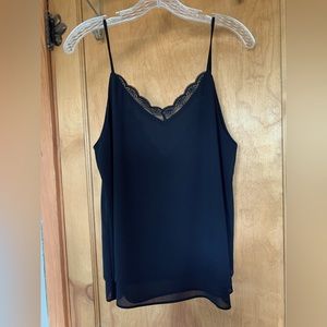 YCOO Paris Black Lace Tank, size M